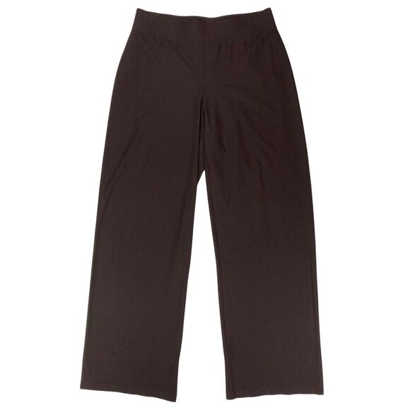 Eileen Fisher Pants Womens S Brown High Waist Wide Leg Business Casual Relax Fit - Picture 1 of 13